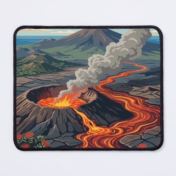 Item preview, Hawaii Volcanoes National Park USA Travel Vintage designed and sold by RareDeerArt.