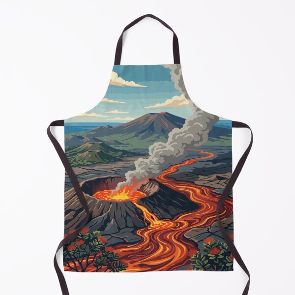 Item preview, Hawaii Volcanoes National Park USA Travel Vintage designed and sold by RareDeerArt.