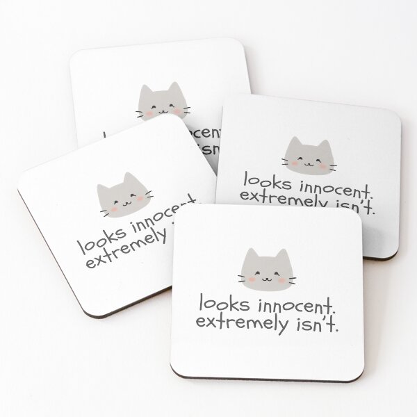 Item preview, Copy of Looks Innocent. Extremely Isn’t. designed and sold by Nope Cats.