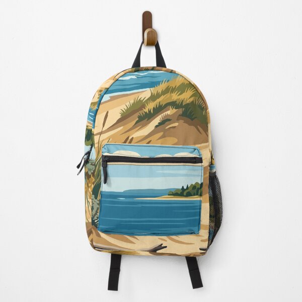 Item preview, Indiana Dunes National Park USA Vintage Travel designed and sold by RareDeerArt.