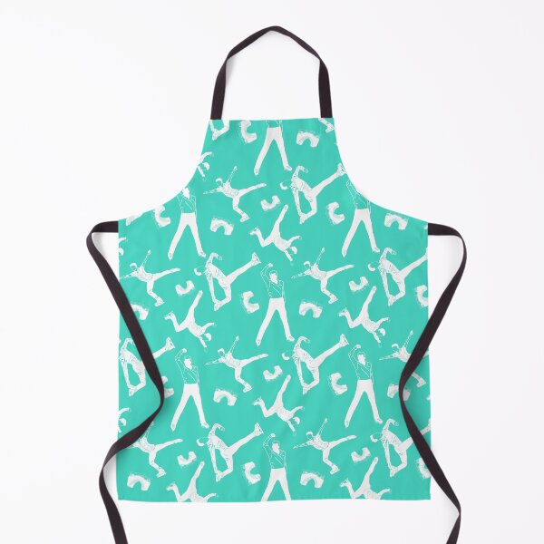 Item preview, Male Figure Skaters White Designs on Mint designed and sold by Purposely Designed.