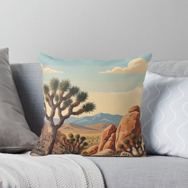 Item preview, Joshua Tree National Park USA Vintage Travel designed and sold by RareDeerArt.