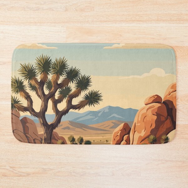 Item preview, Joshua Tree National Park USA Vintage Travel designed and sold by RareDeerArt.