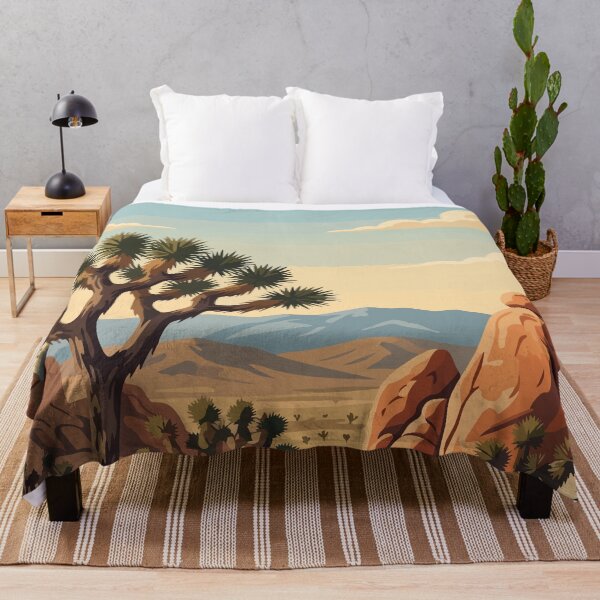 Item preview, Joshua Tree National Park USA Vintage Travel designed and sold by RareDeerArt.