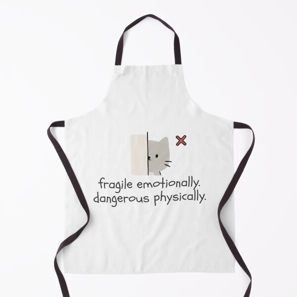 Item preview, Fragile Emotionally. Dangerous Physically. designed and sold by Nope Cats.