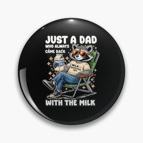 Item preview, Just A Dad Who Came Back With The Milk Funny Raccoon designed and sold by Ekonolotie.
