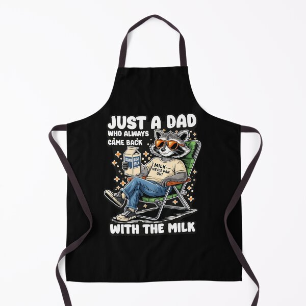 Item preview, Just A Dad Who Came Back With The Milk Funny Raccoon designed and sold by Ekonolotie.