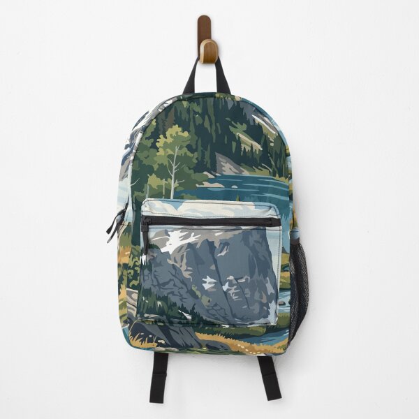 Item preview, Rocky Mountain National Park USA Vintage Travel designed and sold by RareDeerArt.