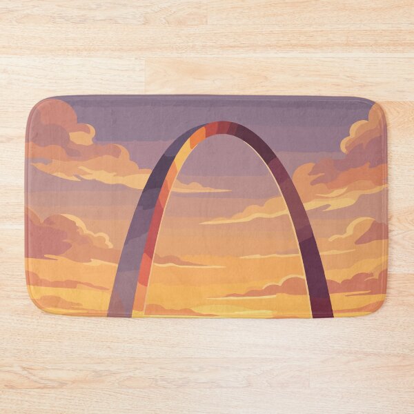 Item preview, Gateway Arch National Park USA Vintage Travel designed and sold by RareDeerArt.