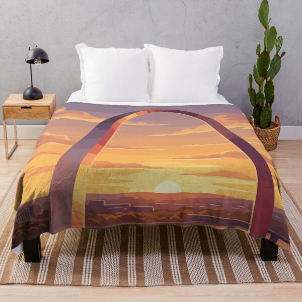 Item preview, Gateway Arch National Park USA Vintage Travel designed and sold by RareDeerArt.
