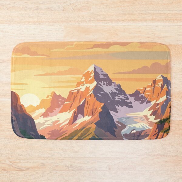 Item preview, Glacier National Park USA Vintage Travel designed and sold by RareDeerArt.