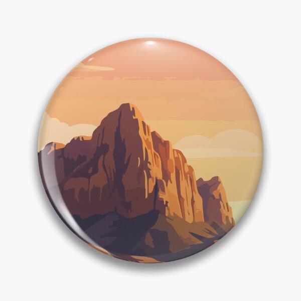Item preview, Zion National Park USA Vintage Travel designed and sold by RareDeerArt.