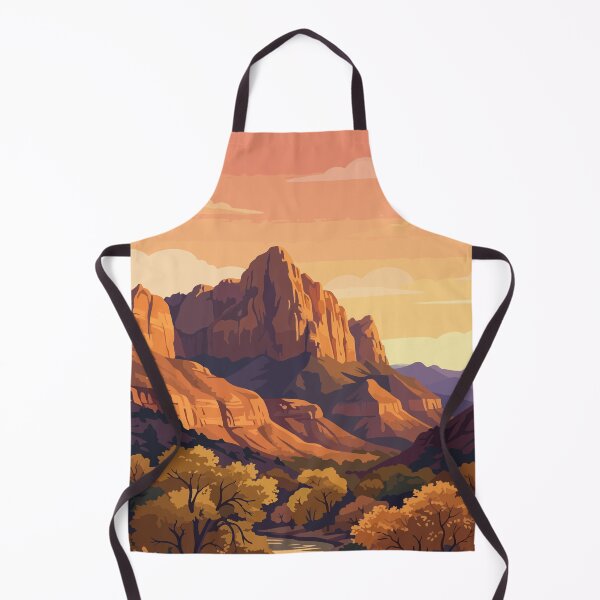 Item preview, Zion National Park USA Vintage Travel designed and sold by RareDeerArt.