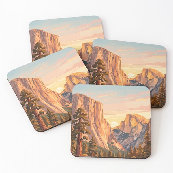 Item preview, Yosemite National Park USA Vintage Travel designed and sold by RareDeerArt.