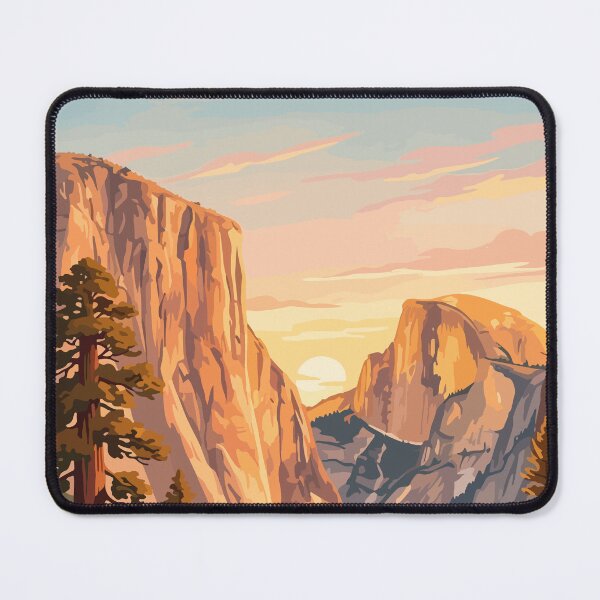 Item preview, Yosemite National Park USA Vintage Travel designed and sold by RareDeerArt.