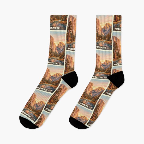 Item preview, Yosemite National Park USA Vintage Travel designed and sold by RareDeerArt.