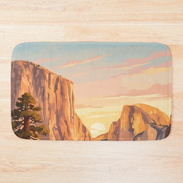 Item preview, Yosemite National Park USA Vintage Travel designed and sold by RareDeerArt.