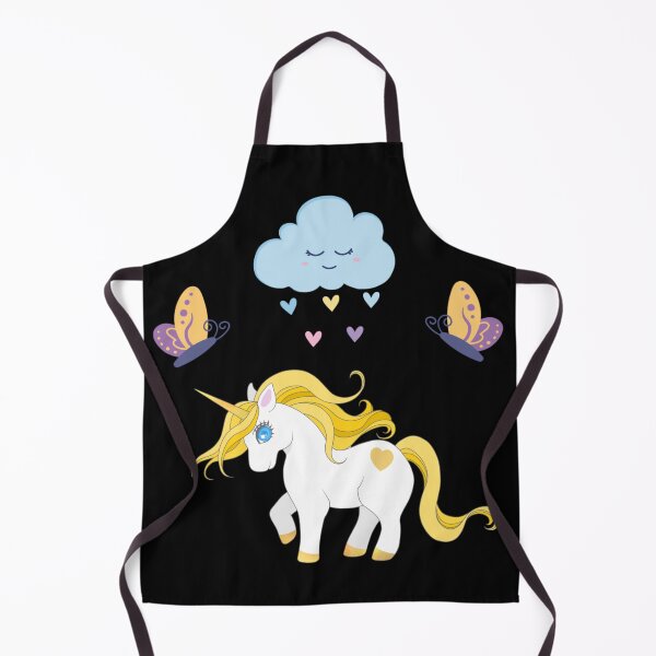 Item preview, Sweet Dreams Golden Unicorn & Rain Cloud: Cute Pastel Nursery Art designed and sold by Yasmine Mohammed.