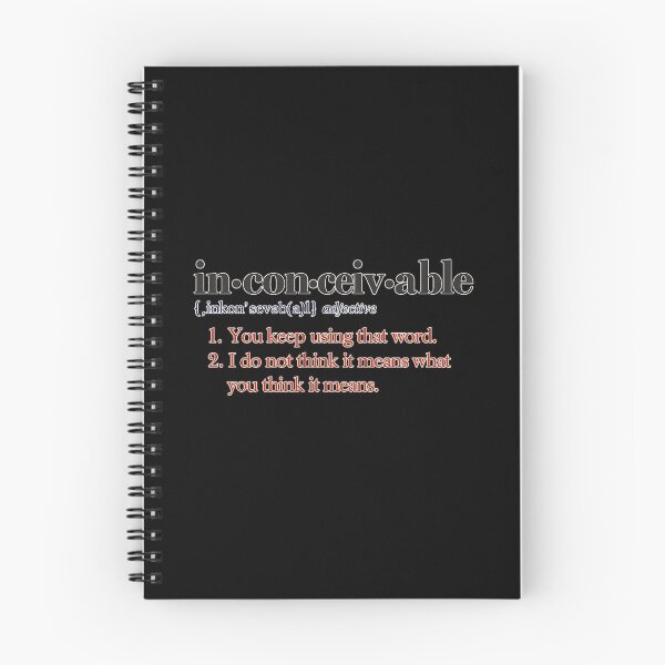 Item preview, Inconceivable Funny Wordplay Humor Design designed and sold by Ekonolotie.