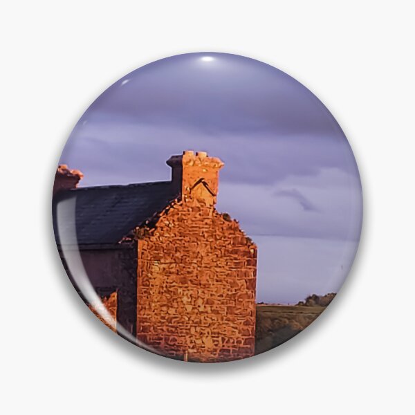 Item preview, Derelict Irish Cottage at Sunset – Rustic Rural Ireland Stone House designed and sold by ivon55.