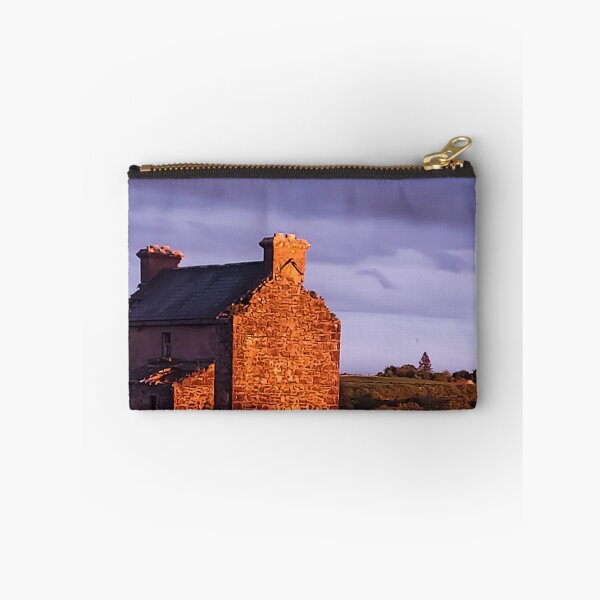 Item preview, Derelict Irish Cottage at Sunset – Rustic Rural Ireland Stone House designed and sold by ivon55.