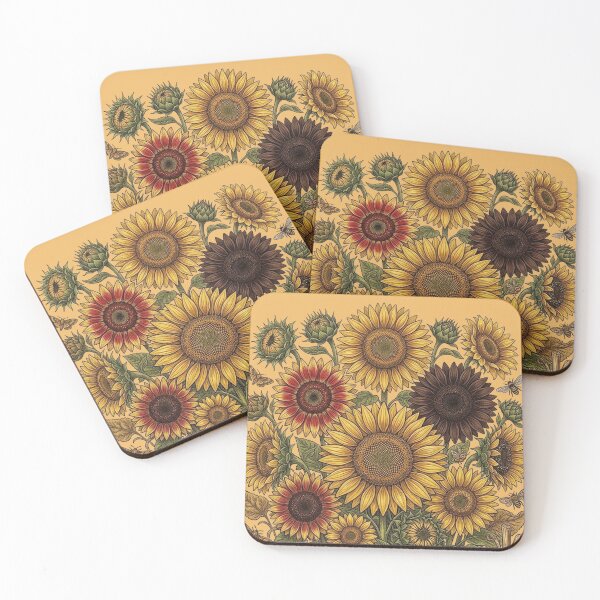 Item preview, Orange sunflowers designed and sold by snoWorkshop.