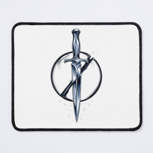 Item preview, Liquid Silver Chrome Dagger designed and sold by krish-prints.