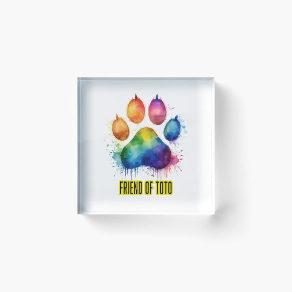 Item preview, RAINBOW DOG PAW.   FRIEND OF TOTO designed and sold by BIGPIX91011.