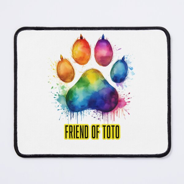 Item preview, RAINBOW DOG PAW. FRIEND OF TOTO designed and sold by BIGPIX91011.