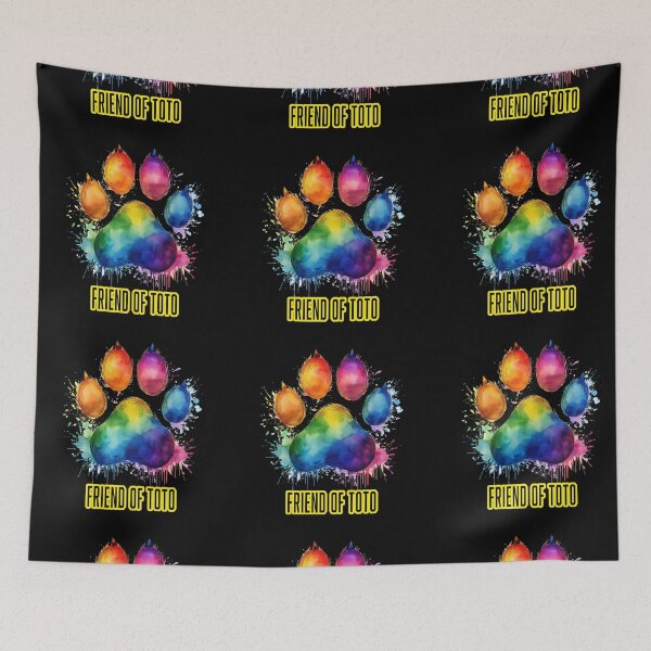 Item preview, RAINBOW DOG PAW.   FRIEND OF TOTO designed and sold by BIGPIX91011.