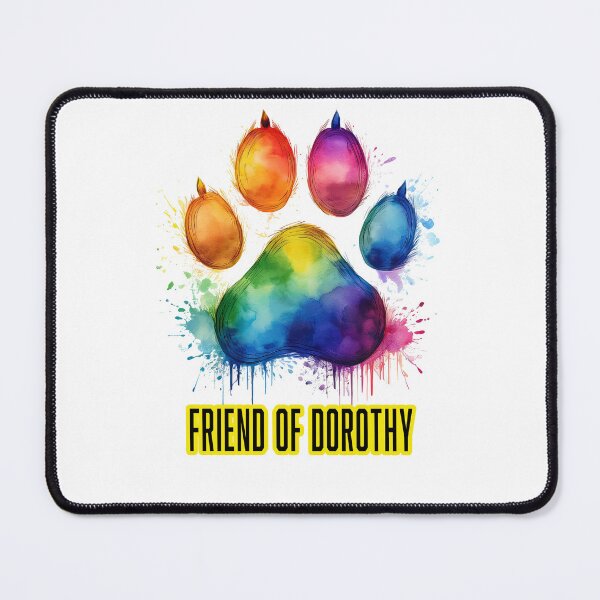 Item preview, RAINBOW DOG PAW. FRIEND OF DOROTHY designed and sold by BIGPIX91011.