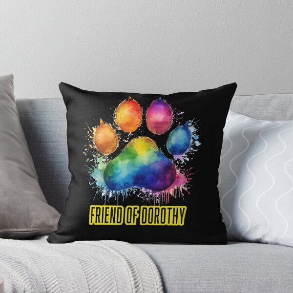Item preview, RAINBOW DOG PAW.   FRIEND OF DOROTHY designed and sold by BIGPIX91011.