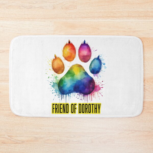 Item preview, RAINBOW DOG PAW.   FRIEND OF DOROTHY designed and sold by BIGPIX91011.