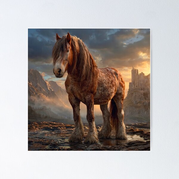 Item preview, Breton Heritage: Strength, Nobility & Timeless Equine Art #9 designed and sold by Helios Be. Lavsh.