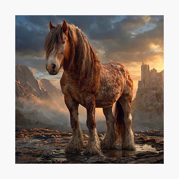 Item preview, Breton Heritage: Strength, Nobility & Timeless Equine Art #9 designed and sold by Helios Be. Lavsh.