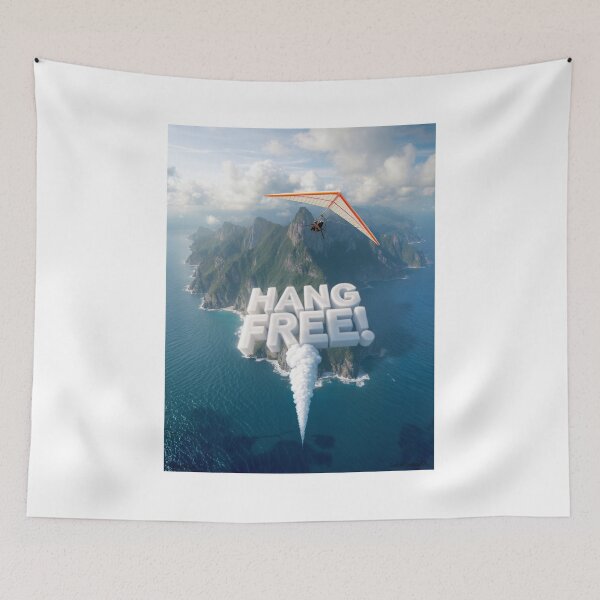 Item preview, Hang Free Glider Print designed and sold by Lichentroupe63.