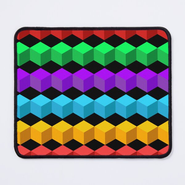 Item preview, Colorful Geometric Cubes Illustration – Minimal 3D Abstract Block Design designed and sold by Caterina@.