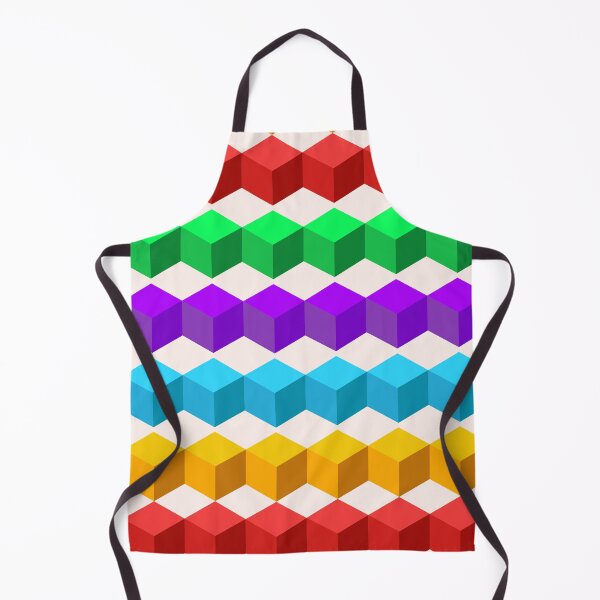 Item preview, Colorful Geometric Cubes Illustration – Minimal 3D Abstract Block Design designed and sold by Caterina@.