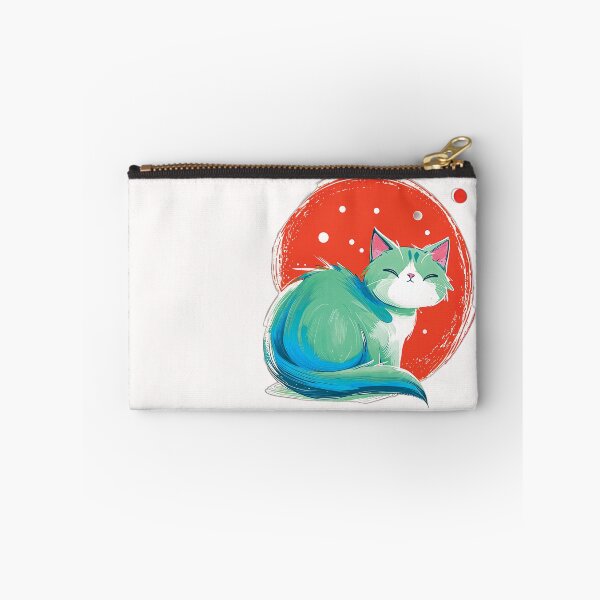 Item preview, Whimsical Vintage Elegant Cat with  Minimalist Kawaii Art designed and sold by Noorkin.