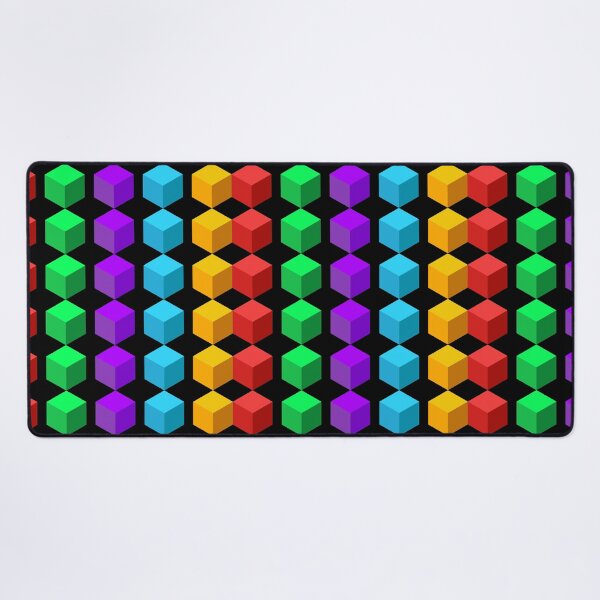 Item preview, Colorful Geometric Cubes Illustration – Minimal 3D Abstract Block Design designed and sold by Caterina@.