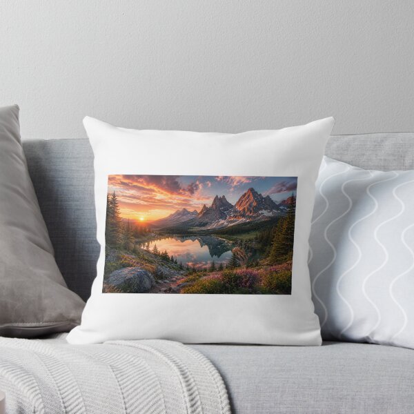 Item preview, Alpine Sunset Reflection designed and sold by souhirZa.