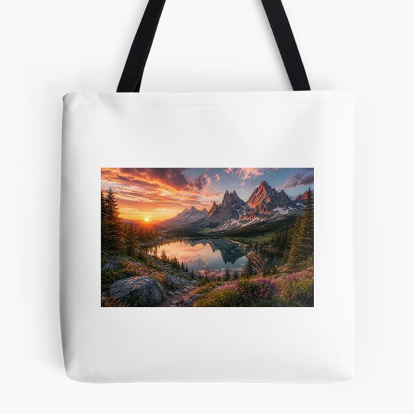 Item preview, Alpine Sunset Reflection designed and sold by souhirZa.