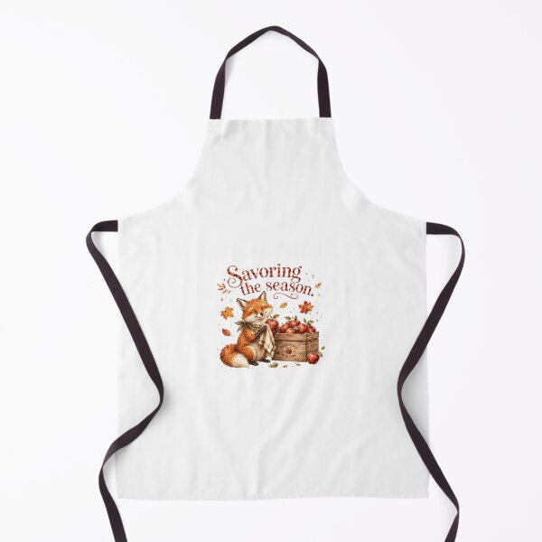 Item preview, Savoring The Season Apple Fox Autumn Harvest Aesthetic designed and sold by AQUILAKREO.