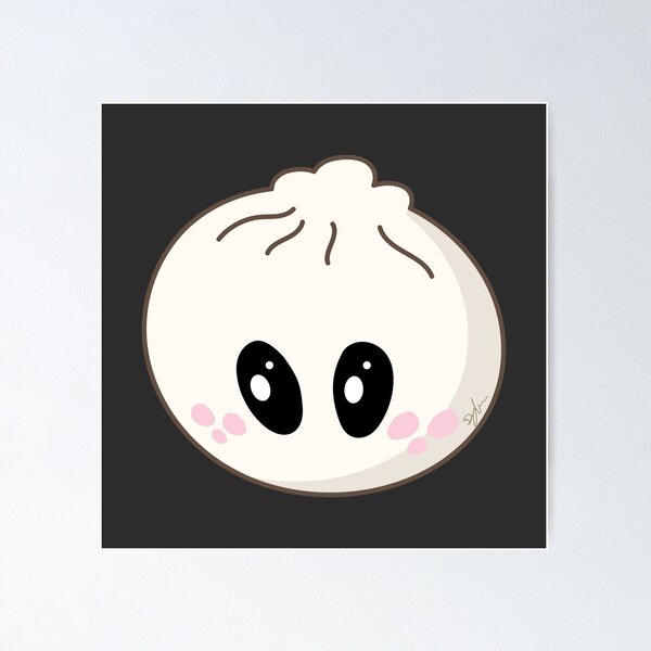 Item preview, Kawaii Bao Bun – Cute Dim Sum Steamed Bun designed and sold by SKETCHYANDGRAPHIC.