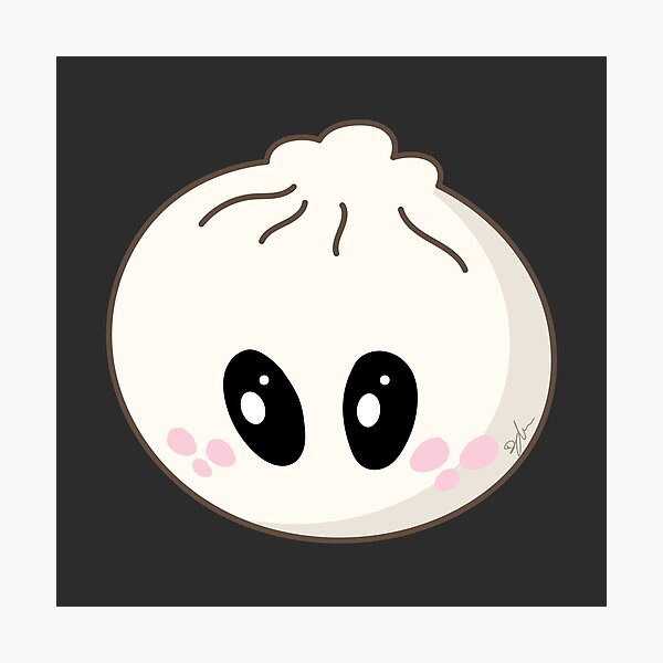 Item preview, Kawaii Bao Bun – Cute Dim Sum Steamed Bun designed and sold by SKETCHYANDGRAPHIC.