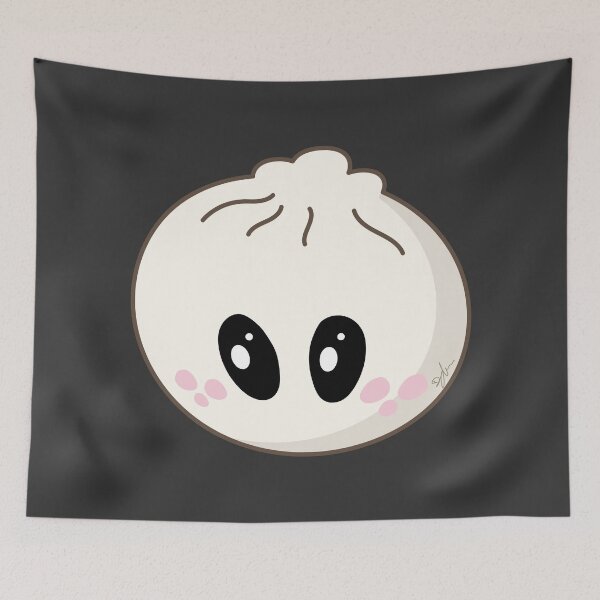 Item preview, Kawaii Bao Bun – Cute Dim Sum Steamed Bun designed and sold by SKETCHYANDGRAPHIC.