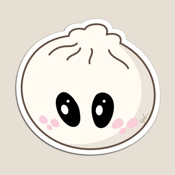 Item preview, Kawaii Bao Bun – Cute Dim Sum Steamed Bun designed and sold by SKETCHYANDGRAPHIC.