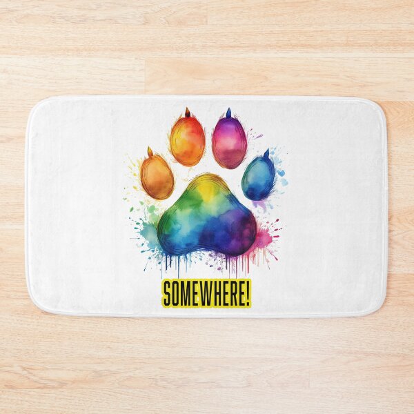 Item preview, RAINBOW DOG PAW.   SOMEWHERE! designed and sold by BIGPIX91011.