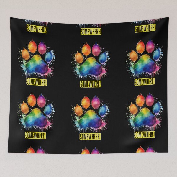 Item preview, RAINBOW DOG PAW.   SOMEWHERE! designed and sold by BIGPIX91011.