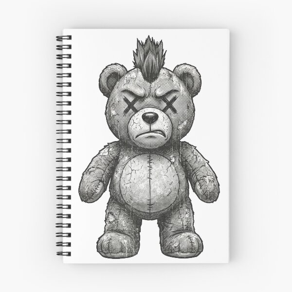 Item preview, Dead-Eye Plushie No.2: Punk Teddy Bear designed and sold by NO BEAVER NO PUNK.